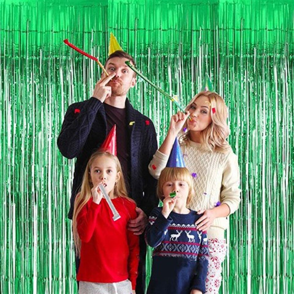 Yeşil Arka Fon Duvar Perdesi 270 cm