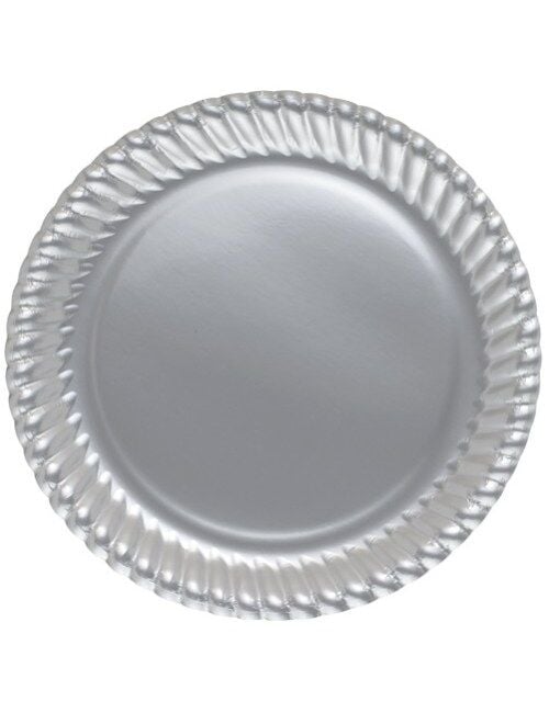 Karton Tabak Gümüş 23 Cm 8 Parça