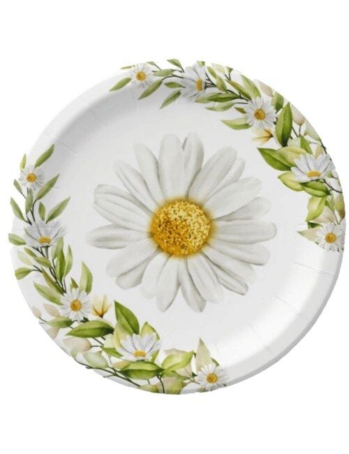 Karton Tabak Papatya 23 Cm 8 Parça